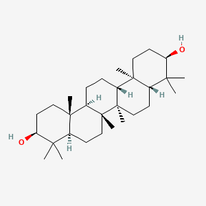 molecular formula C30H52O2 B1250188 Gammaceran-3,21-diol CAS No. 76540-25-5