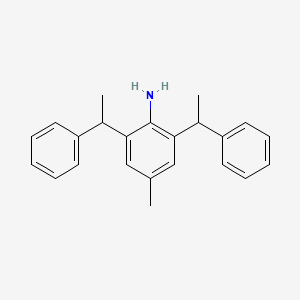 4-Methyl-2,6-bis(1-phenylethyl)aniline