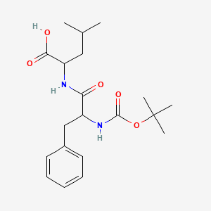 2-{2-[(Tert-butoxycarbonyl)amino]-3-phenylpropanamido}-4-methylpentanoic acid