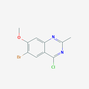 6-Bromo-4-chloro-7-methoxy-2-methylquinazoline