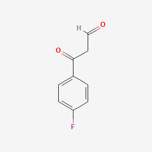 molecular formula C9H7FO2 B1250194 3-(4-Fluorophenyl)-3-oxopropanal 
