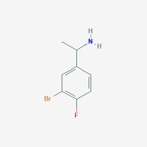 1-(3-Bromo-4-fluorophenyl)ethan-1-amine