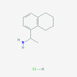 1-(5,6,7,8-Tetrahydronaphthalen-1-YL)ethan-1-amine hcl