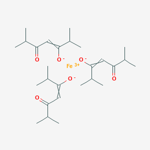 molecular formula C27H45FeO6 B12501986 2,6-dimethyl-5-oxohept-3-en-3-olate;iron(3+) 