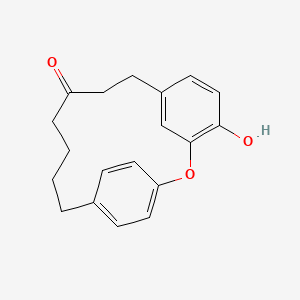 molecular formula C19H20O3 B1250199 Acerogenin L 
