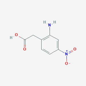 2-(2-Amino-4-nitrophenyl)acetic acid