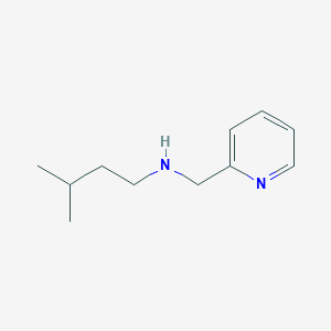 molecular formula C11H18N2 B12502039 3-methyl-N-(pyridin-2-ylmethyl)butan-1-amine 