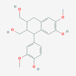 8-(4-Hydroxy-3-methoxyphenyl)-6,7-bis(hydroxymethyl)-3-methoxy-5,6,7,8-tetrahydronaphthalen-2-ol