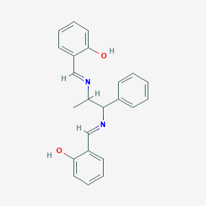 2,2'-(((1-Phenylpropane-1,2-diyl)bis(azanylylidene))bis(methanylylidene))diphenol