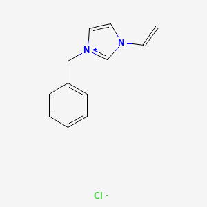 molecular formula C12H13ClN2 B12502118 1-Benzyl-3-vinyl-1H-imidazol-3-ium chloride 