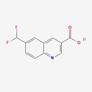 6-(Difluoromethyl)quinoline-3-carboxylic acid