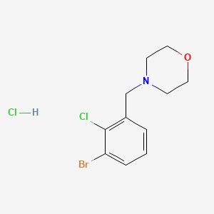 molecular formula C11H14BrCl2NO B12502146 4-(3-Bromo-2-chlorobenzyl)morpholine hydrochloride 