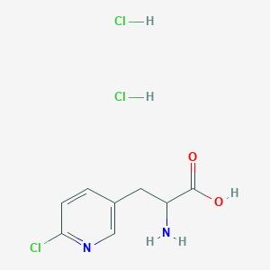 2-Amino-3-(6-chloropyridin-3-yl)propanoic acid dihydrochloride