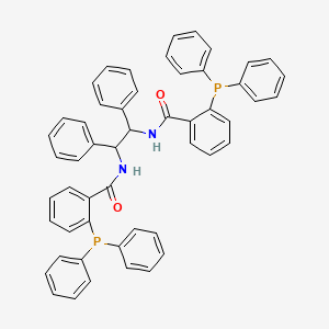 molecular formula C52H42N2O2P2 B12502152 2-(diphenylphosphanyl)-N-(2-{[2-(diphenylphosphanyl)phenyl]formamido}-1,2-diphenylethyl)benzamide 