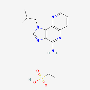 B1250227 Epetirimod esylate CAS No. 885483-02-3