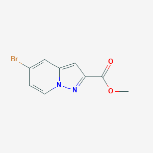 molecular formula C9H7BrN2O2 B12502282 Methyl 5-bromopyrazolo[1,5-a]pyridine-2-carboxylate 