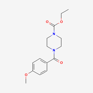 Ethyl 4-(4-methoxybenzoyl)piperazine-1-carboxylate