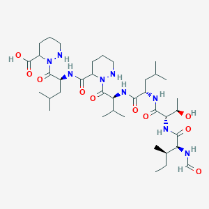 molecular formula C38H67N9O10 B1250242 Piperastatin A 