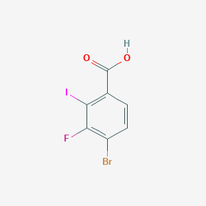 4-Bromo-3-fluoro-2-iodobenzoic acid