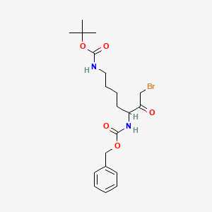 (S)-1-Bromo-3-(Cbz-amino)-7-(Boc-amino)-2-heptanone