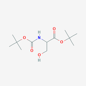 tert-Butyl 2-((tert-butoxycarbonyl)amino)-3-hydroxypropanoate