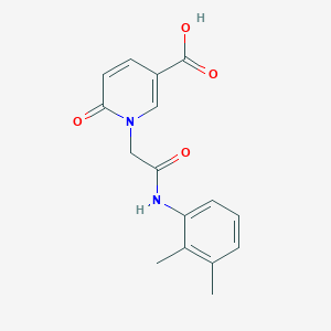 1-{2-[(2,3-Dimethylphenyl)amino]-2-oxoethyl}-6-oxo-1,6-dihydropyridine-3-carboxylic acid