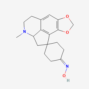 N-hydroxy-3'-methyl-2a',3',4',5'-tetrahydro-2'H,4H-spiro[cyclohexane-1,1'-cyclopenta[ij][1,3]dioxolo[4,5-g]isoquinolin]-4-imine