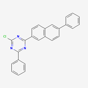 2-Chloro-4-phenyl-6-(6-phenylnaphthalen-2-yl)-1,3,5-triazine