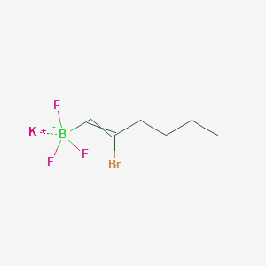 Potassium (2-bromohex-1-en-1-yl)trifluoroboranuide