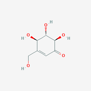 molecular formula C7H10O5 B1250258 Valienone 