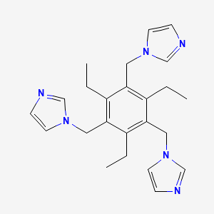 1,1',1''-((2,4,6-Triethylbenzene-1,3,5-triyl)tris(methylene))tris(1H-imidazole)