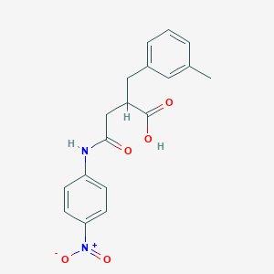 2-(3-Methylbenzyl)-4-[(4-nitrophenyl)amino]-4-oxobutanoic acid