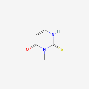 1H,3H-Pyrimidine-4-one-2-thione, 3-methyl-