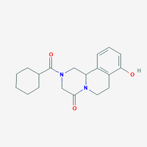 molecular formula C19H24N2O3 B1250261 8-Hydroxypraziquantel 