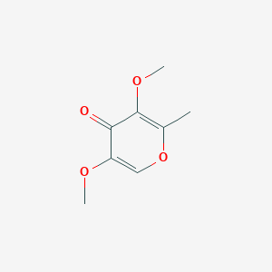 molecular formula C8H10O4 B1250280 3,5-二甲氧基-2-甲基-吡喃-4-酮 
