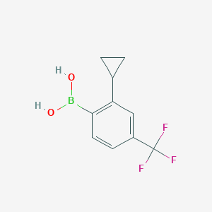 (2-Cyclopropyl-4-(trifluoromethyl)phenyl)boronic acid