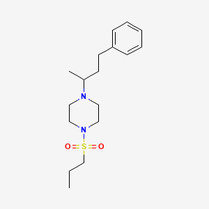 1-(4-Phenylbutan-2-yl)-4-(propylsulfonyl)piperazine