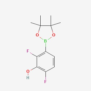 2,6-Difluoro-3-(4,4,5,5-tetramethyl-1,3,2-dioxaborolan-2-YL)phenol