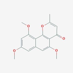 molecular formula C17H16O5 B1250289 5-Methylflavasperone 