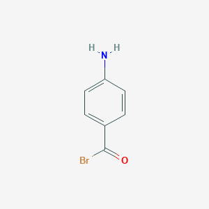 molecular formula C7H6BrNO B125029 4-Aminobenzoyl bromide CAS No. 151093-40-2
