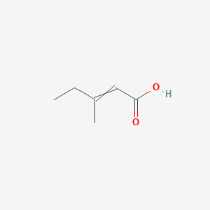 molecular formula C6H10O2 B12502911 3-Methylpent-2-enoic acid 