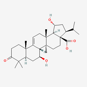 molecular formula C30H46O5 B1250295 Rubiarbonone F 