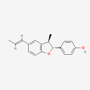 molecular formula C18H18O2 B1250297 Conocarpan CAS No. 56319-02-9