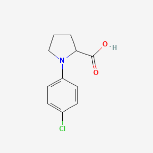 1-(4-Chlorophenyl)pyrrolidine-2-carboxylic acid