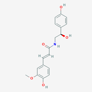 molecular formula C18H19NO5 B1250303 (R)-N-trans-Feruloyloctopamine 