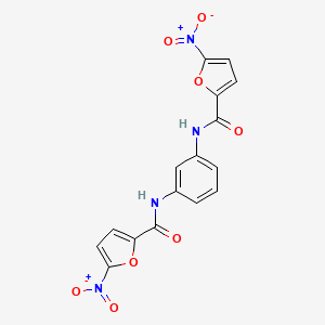 N,N'-benzene-1,3-diylbis(5-nitrofuran-2-carboxamide)