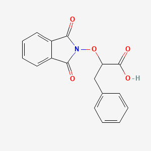 2-[(1,3-Dioxoisoindol-2-YL)oxy]-3-phenylpropanoic acid