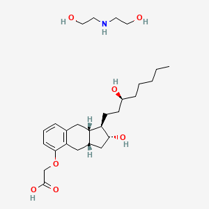 molecular formula C27H45NO7 B1250309 Treprostinil diolamine CAS No. 830354-48-8