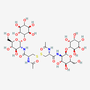 molecular formula C34H58N4O24S2 B1250312 Mycothione 