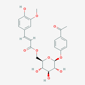 molecular formula C24H26O10 B1250322 Scrophuloside B 